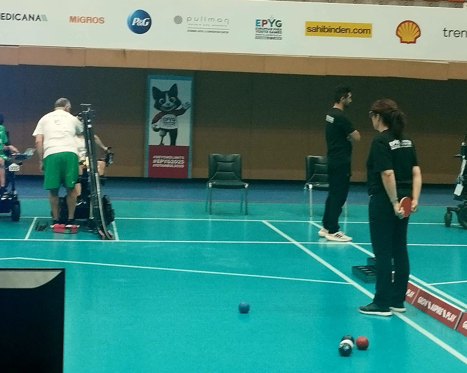 María Úcar Calvo participa como árbitra de boccia en los Juegos Europeos de la Juventud Paralímpica en Estambul